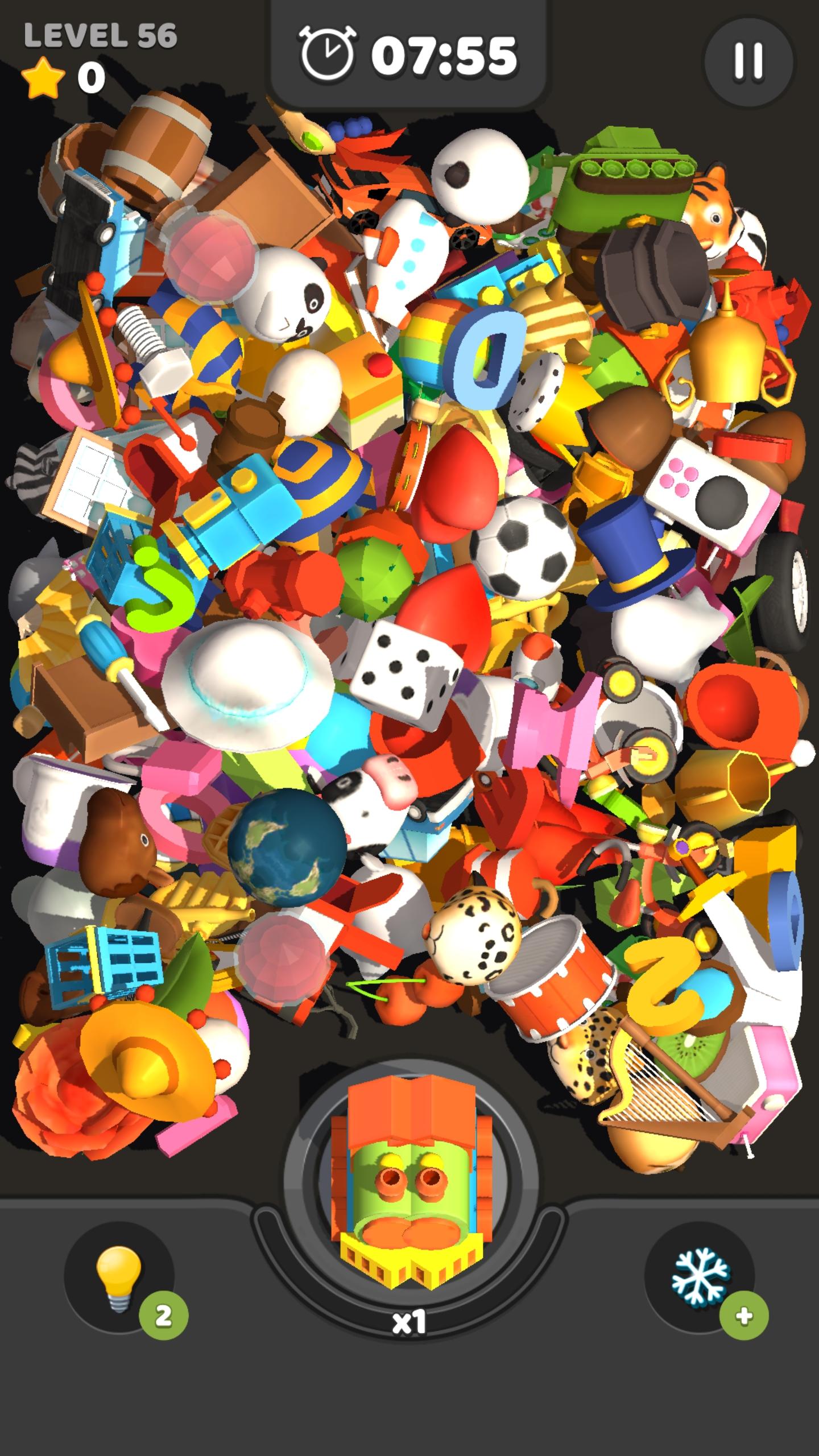 Screenshot of Match 3D Toys