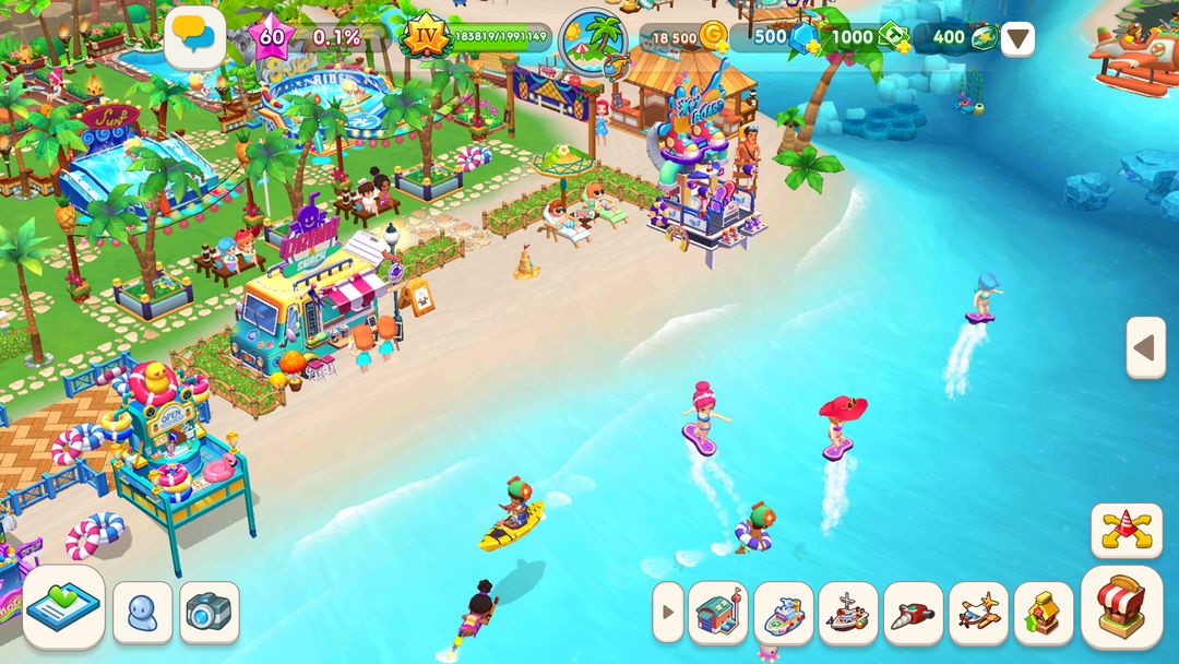 Screenshot of My Little Paradise: Resort Sim