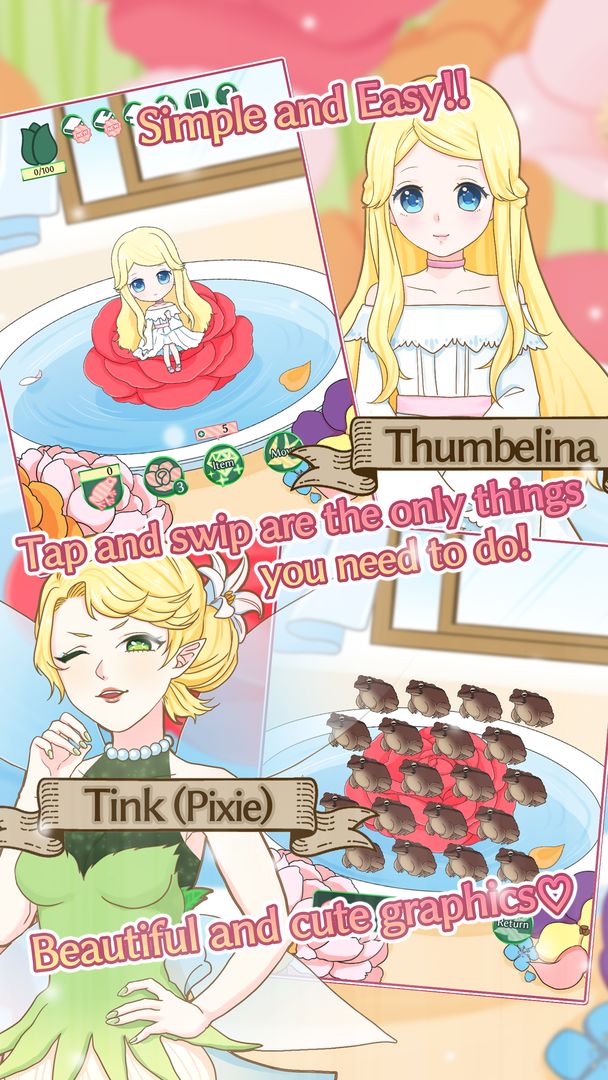 Screenshot of Thumbelina and Her Lil Friends