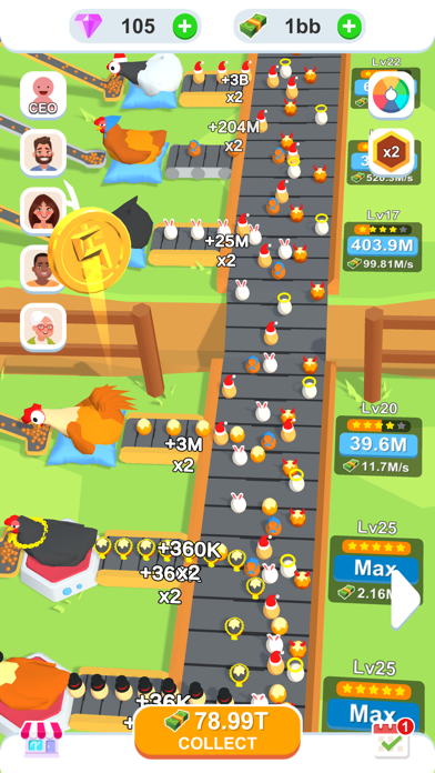 Screenshot of Idle Egg Factory 3D