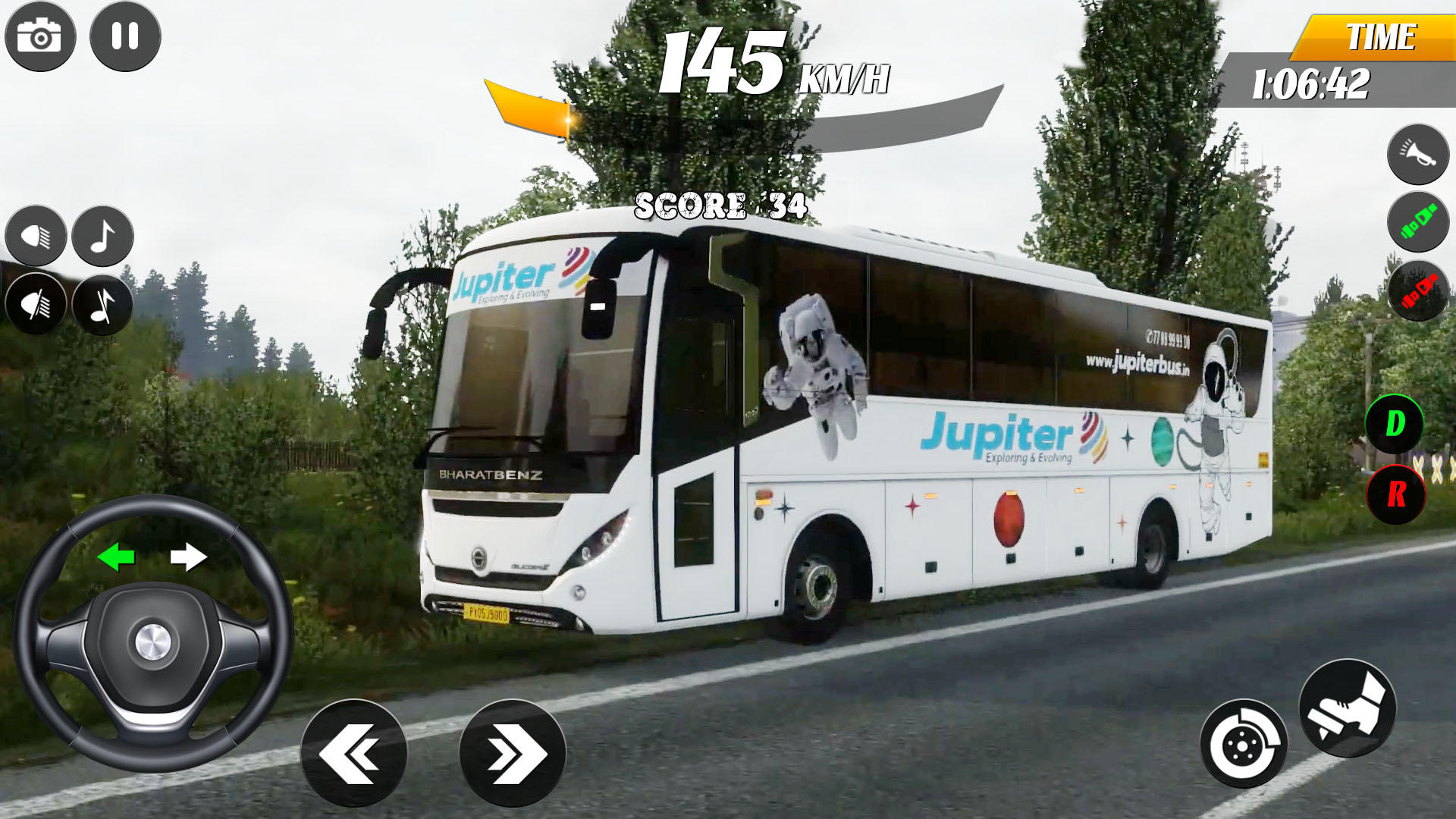 Bus Simulator 2022 Modern Bus Game Screenshot