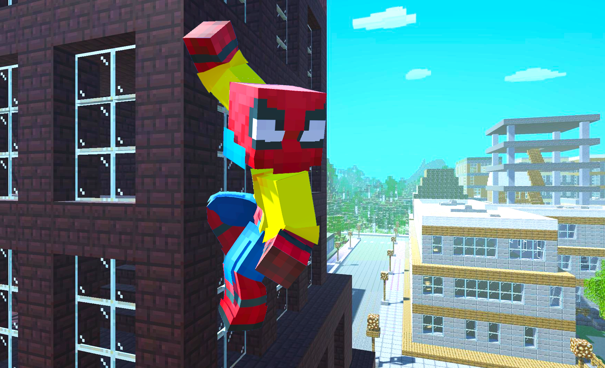 Cuplikan Layar Game Spider Craft Rope Hero Fight