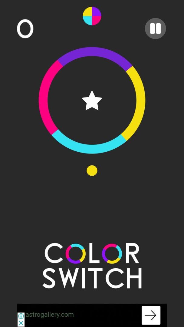 Screenshot of color switch free twisted 2015