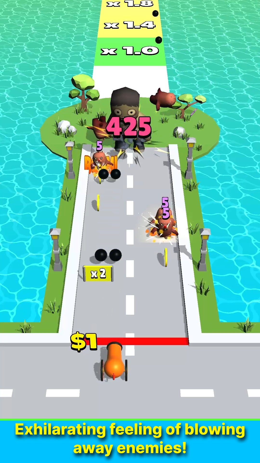 Prevent Intrusion:CannonBattle Game Screenshot