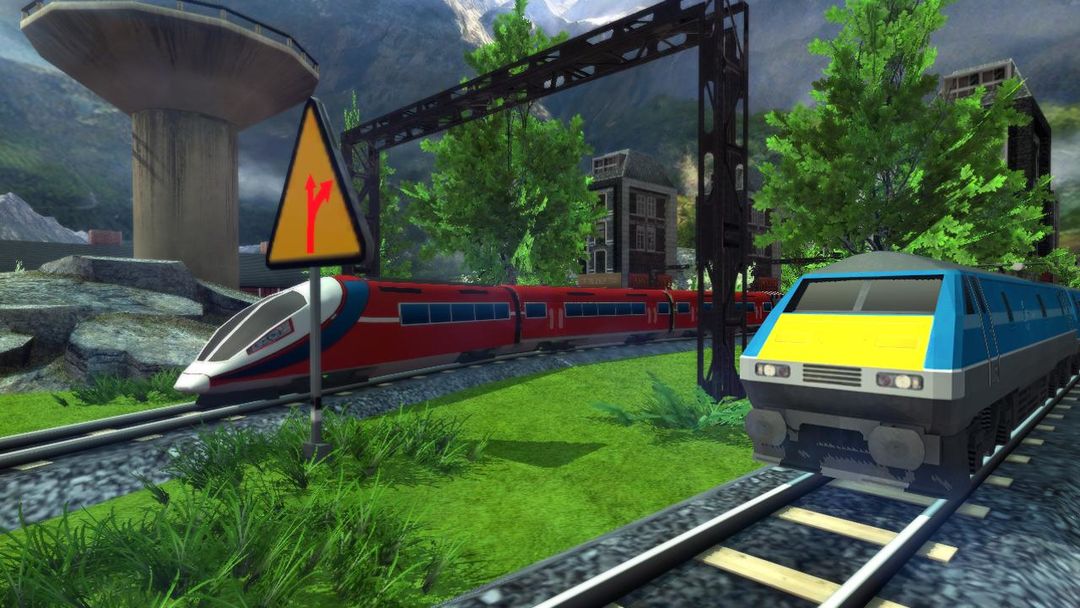 Euro Train Racing 3D ภาพหน้าจอเกม