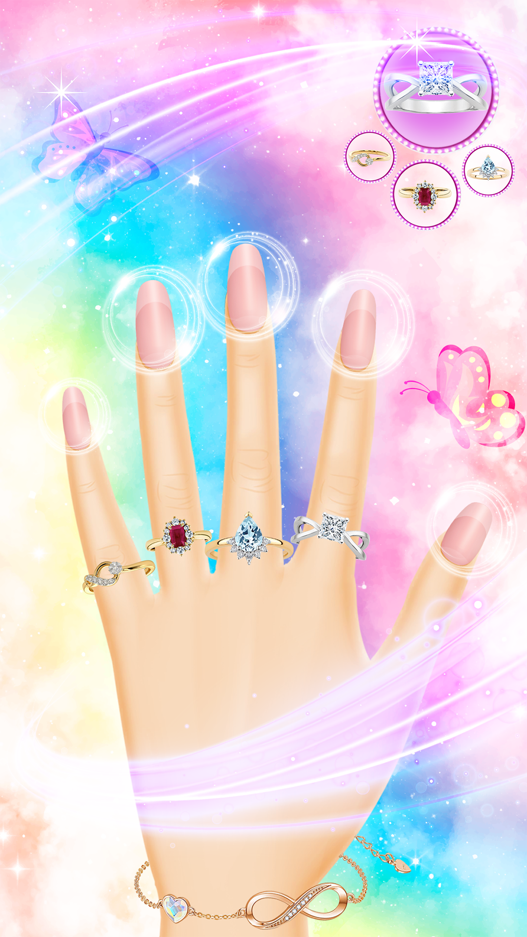 Cuplikan Layar Game Nail Art game-Acrylic Nails