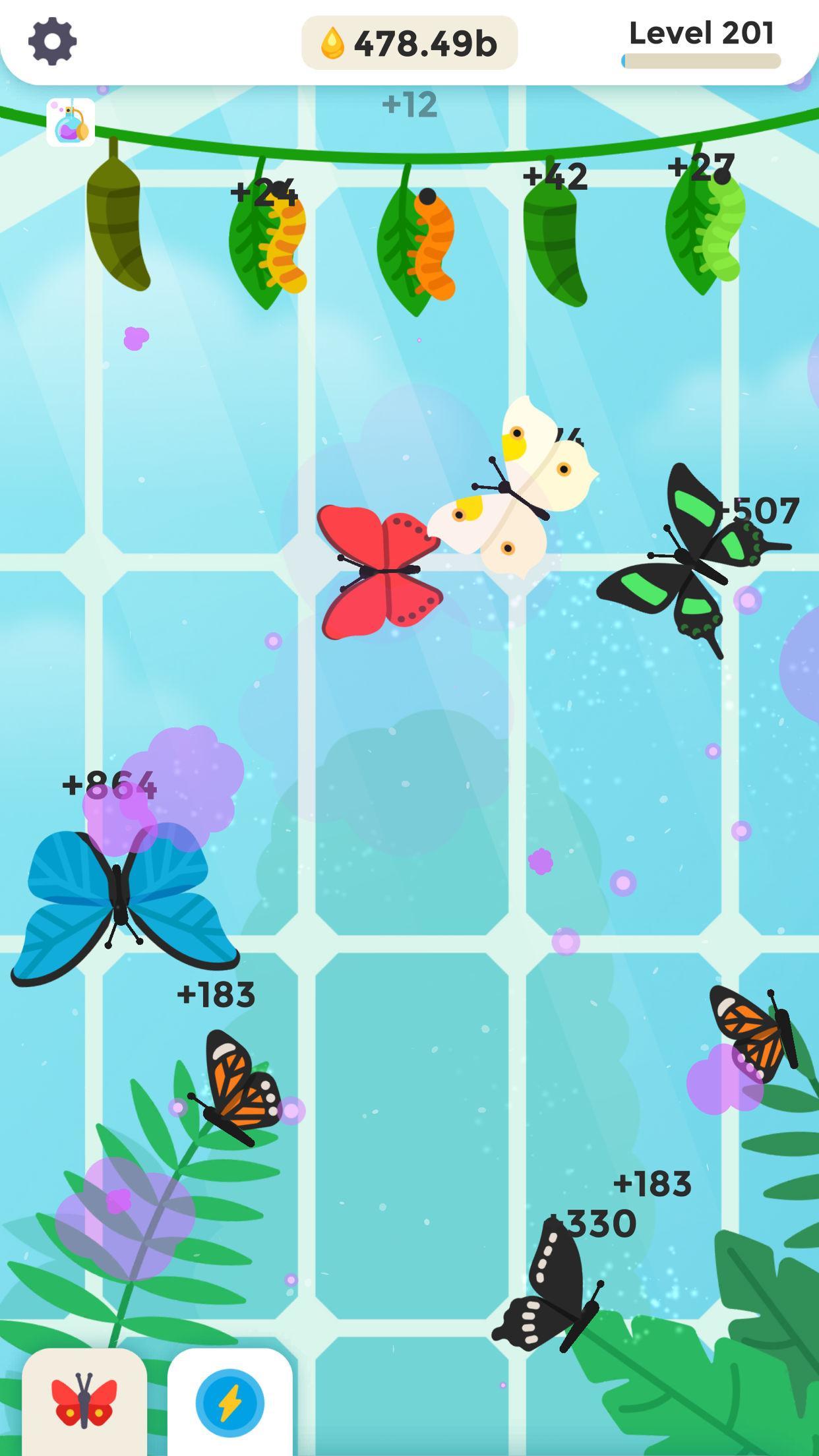 Butterfly Idle Game Screenshot