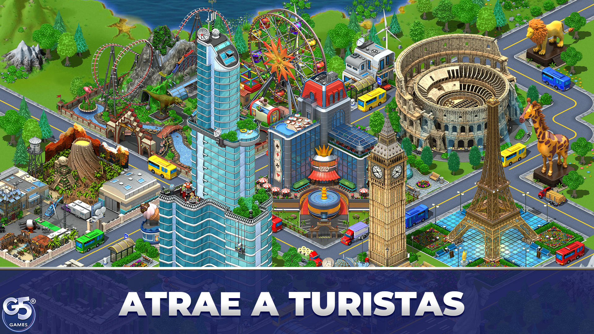 Captura de Pantalla del Juego Virtual City Playground・Сuidad