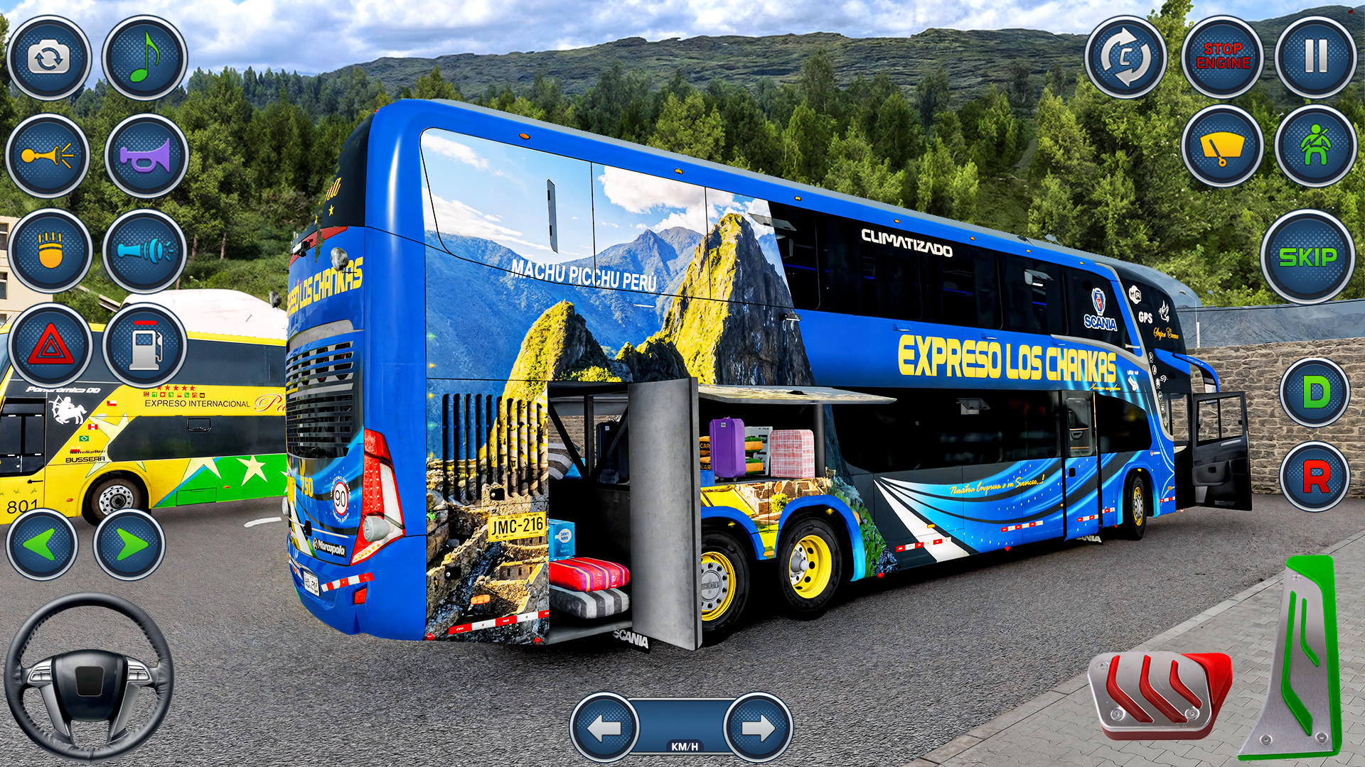 City Bus Driving -Offroad Bus Game Screenshot