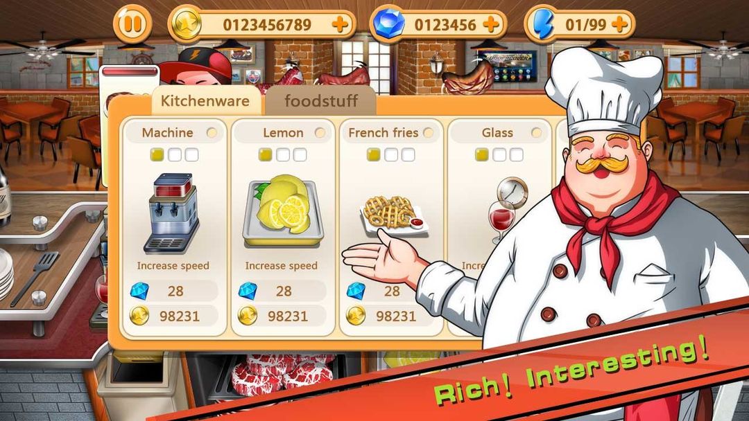 Screenshot of Steak House Cooking Chef
