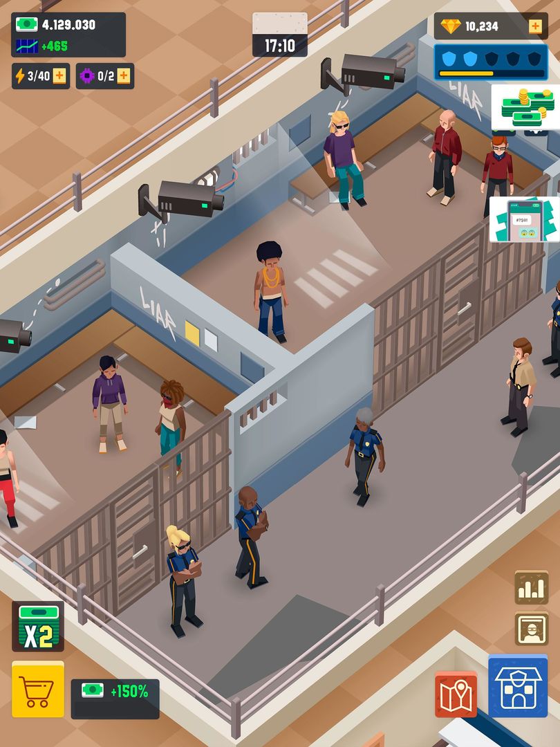 Idle Police Tycoon - Cops Game screenshot game