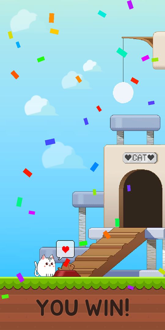 Screenshot of Neko Tower : Square Cat's Adventure