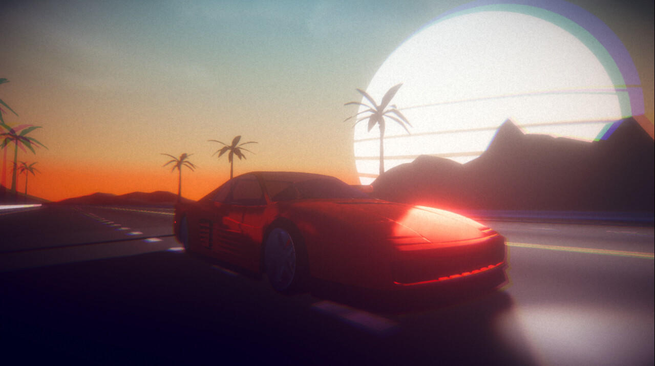 Screenshot of Midnight Thunder Drive