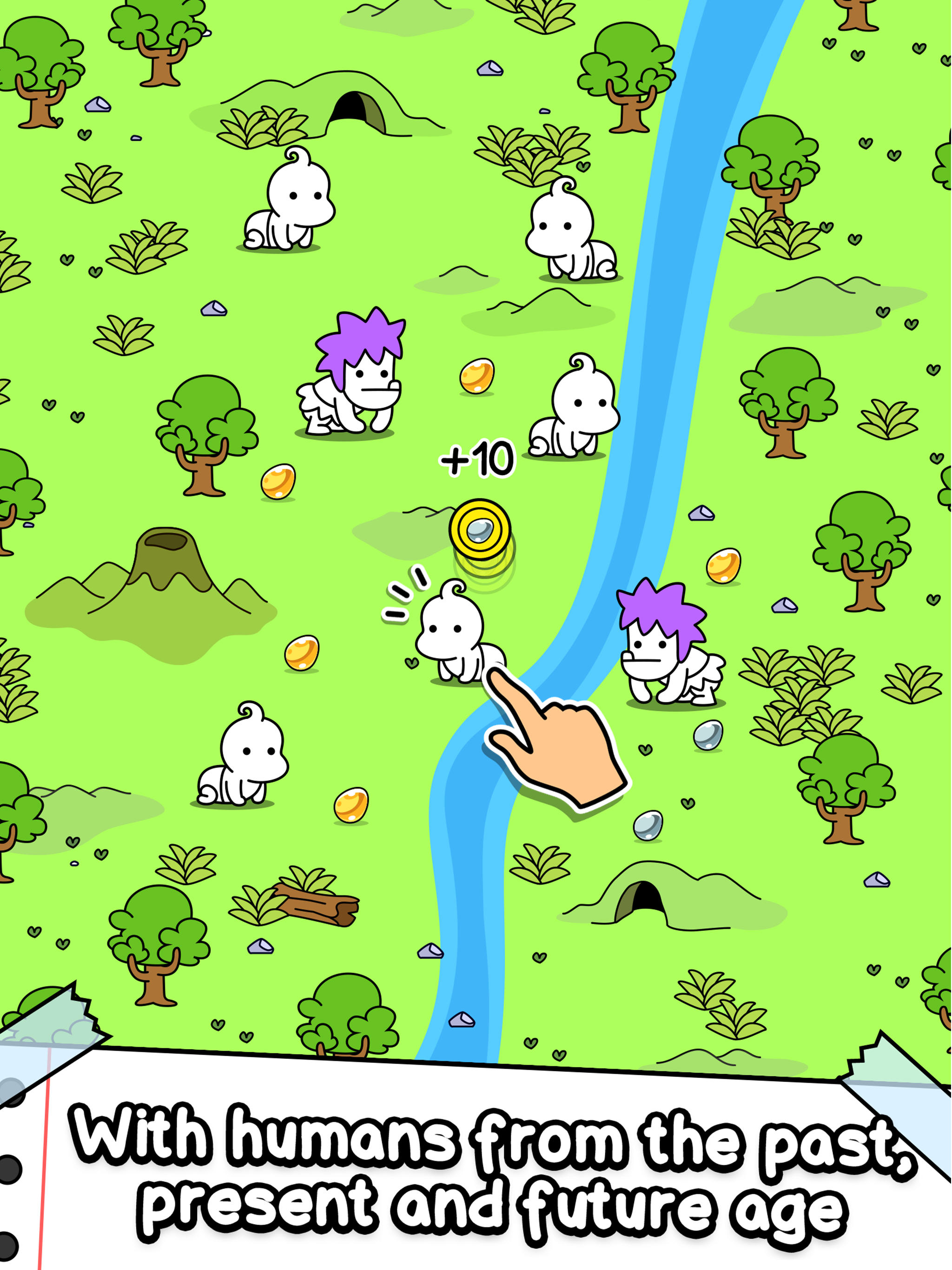 Скриншот игры Human Evolution: Merge Game