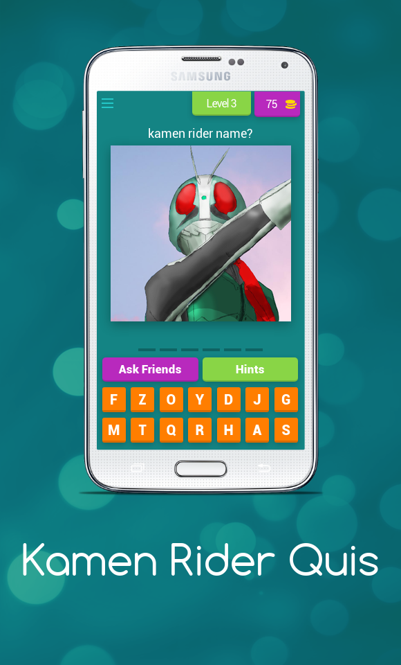 Kamen Rider Quis Game Screenshot