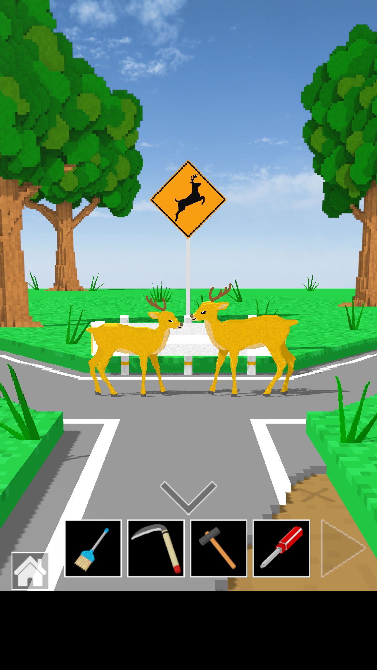 脱出ゲーム　道とガードレール 게임 스크린샷