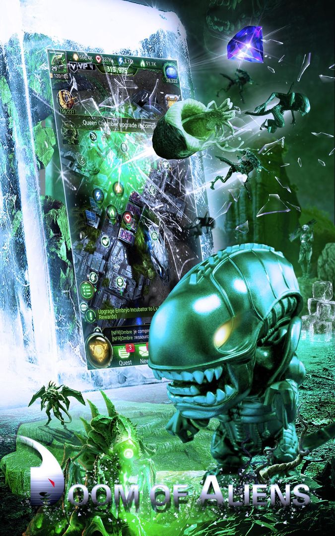 Doom of Aliens screenshot game