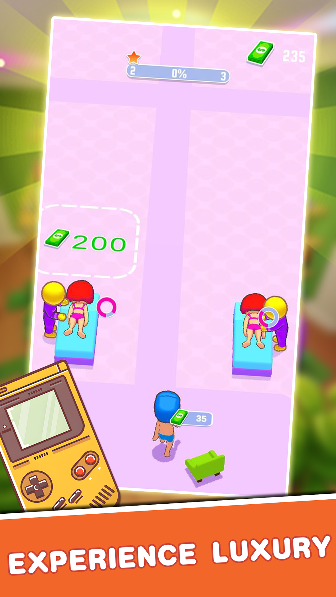Cuplikan Layar Game Placed SPA Salon Game