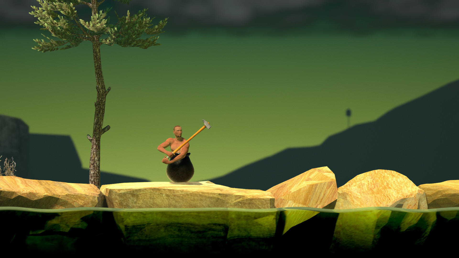 Getting Over It with Bennett Foddy Game Screenshot