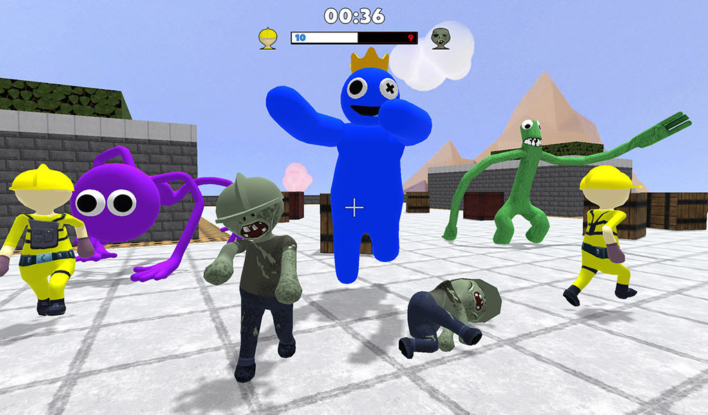Blue Survival: Hide N Seek screenshot game