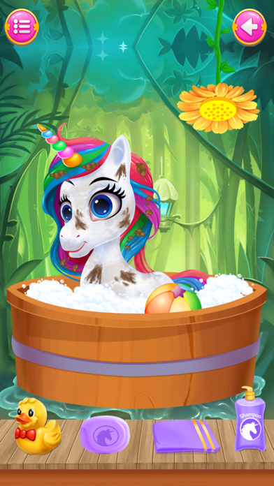 Unicorn Pony Princess Salon Game Screenshot