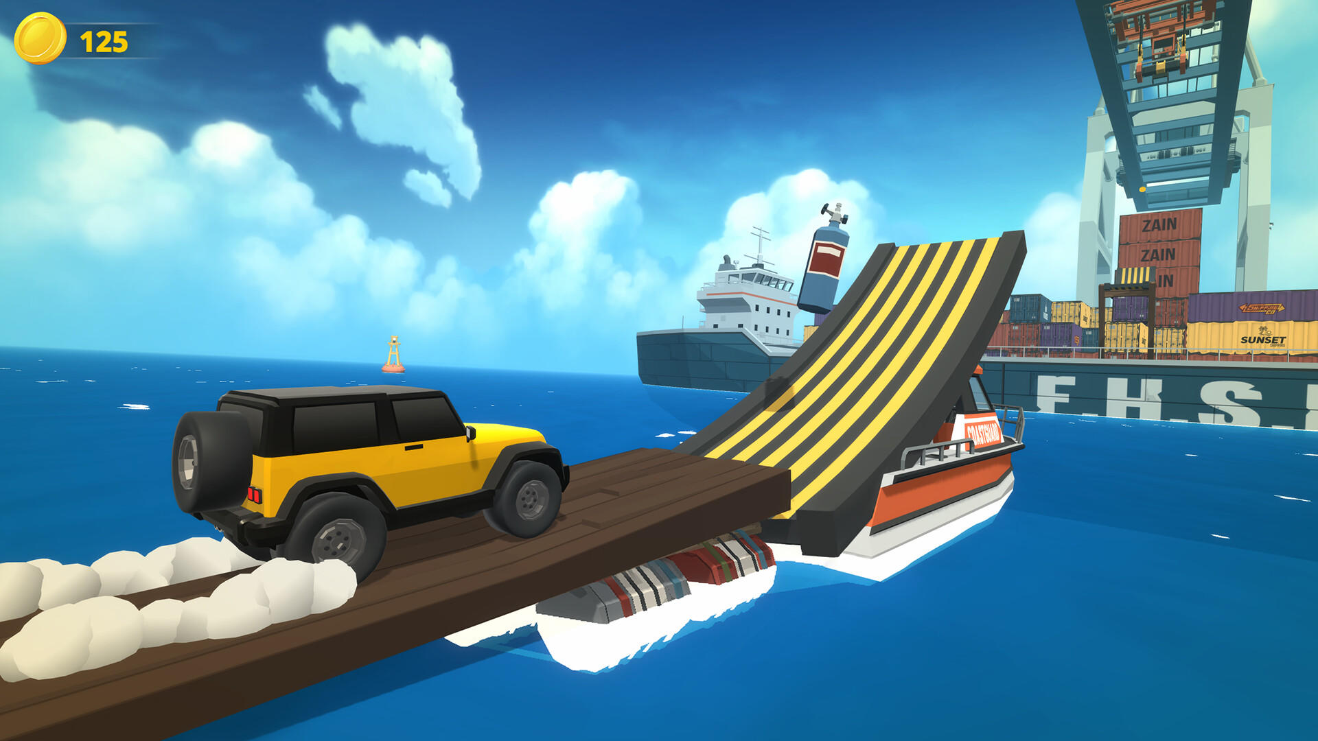 Stunt Paradise Game Screenshot