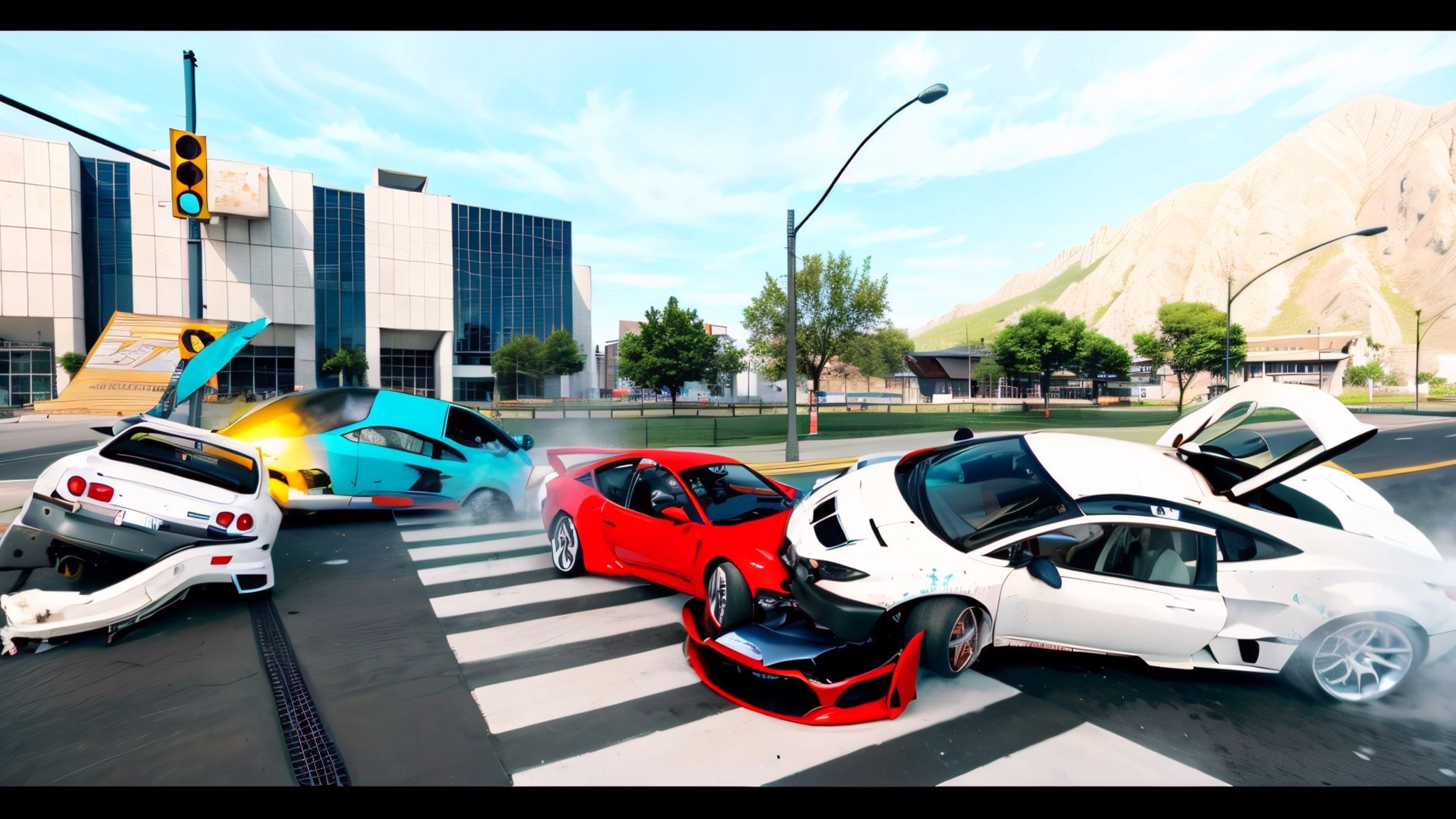 Project City Car Crash Police Game Screenshot