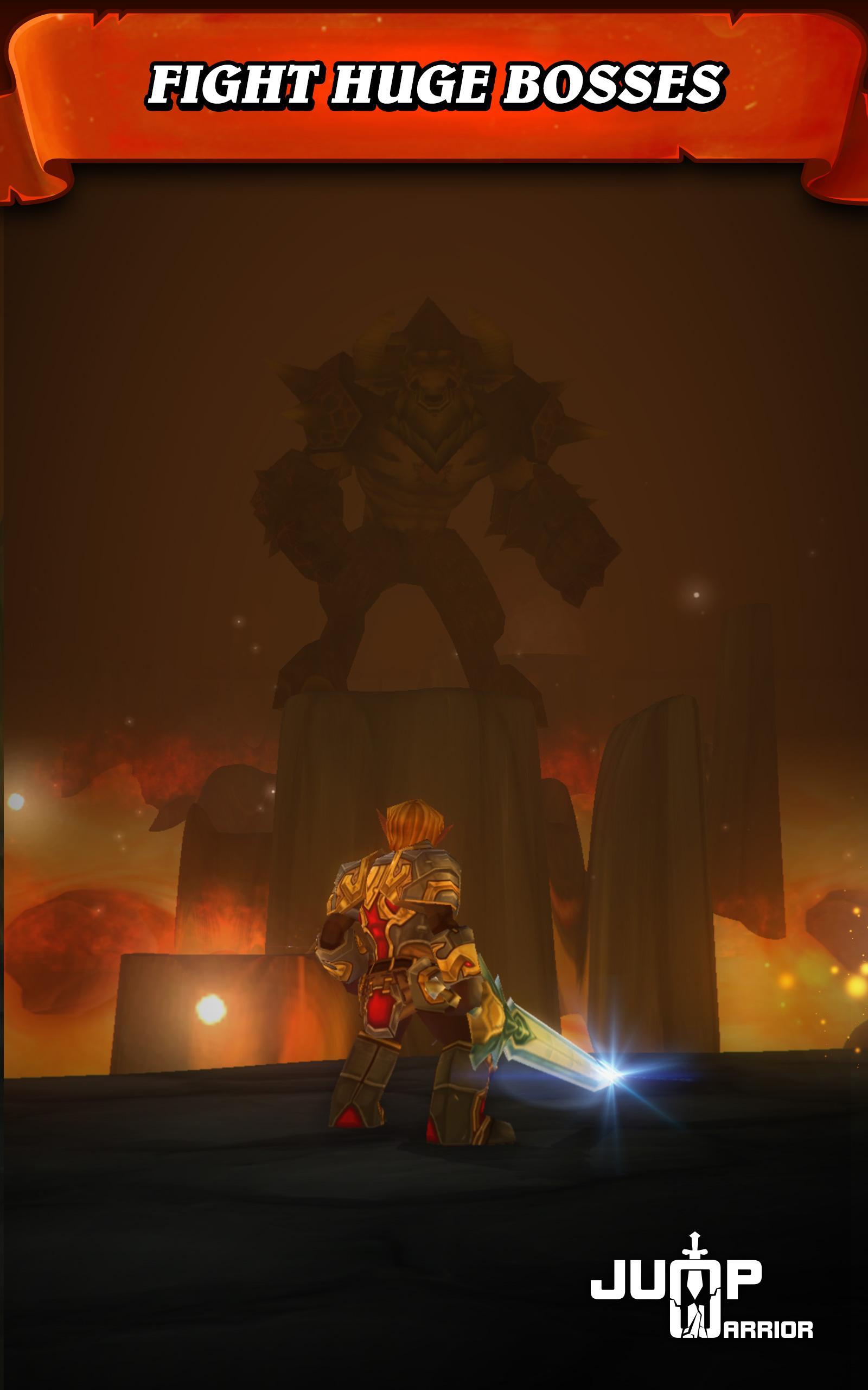 Cuplikan Layar Game Jump Warrior: Nonstop RPG