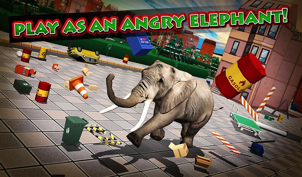 Ultimate Elephant Rampage 3D ภาพหน้าจอเกม