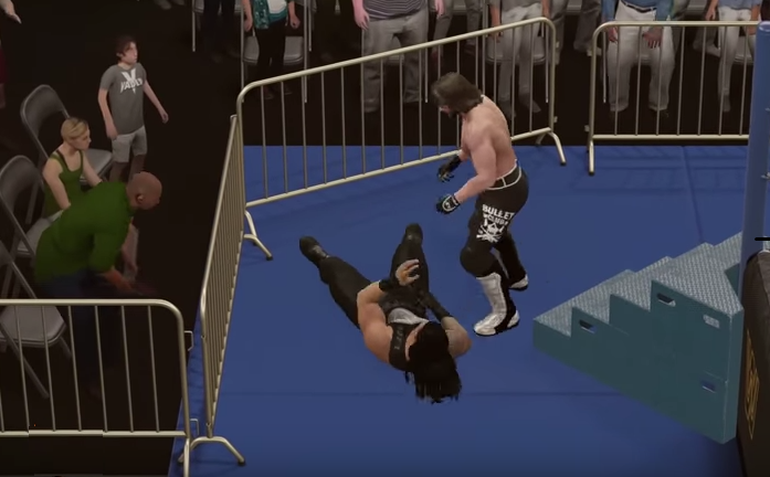 Cuplikan Layar Game Wrestling WWE Real Action