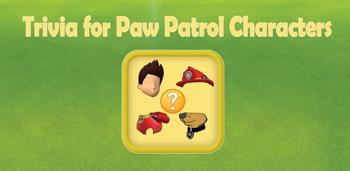 Banner of Quiz Pics for Paw Patrol 1.0