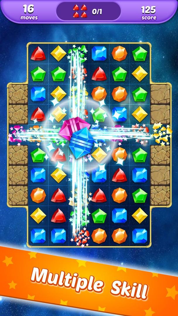 Gems Match 3: Puzzle Mania 게임 스크린 샷