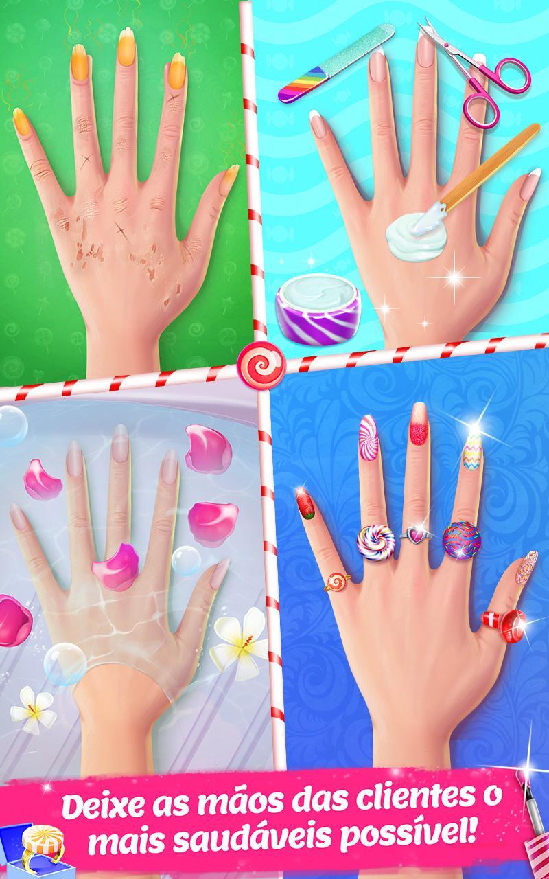 Captura de Tela do Jogo Arte de Manicure — Moda Doce
