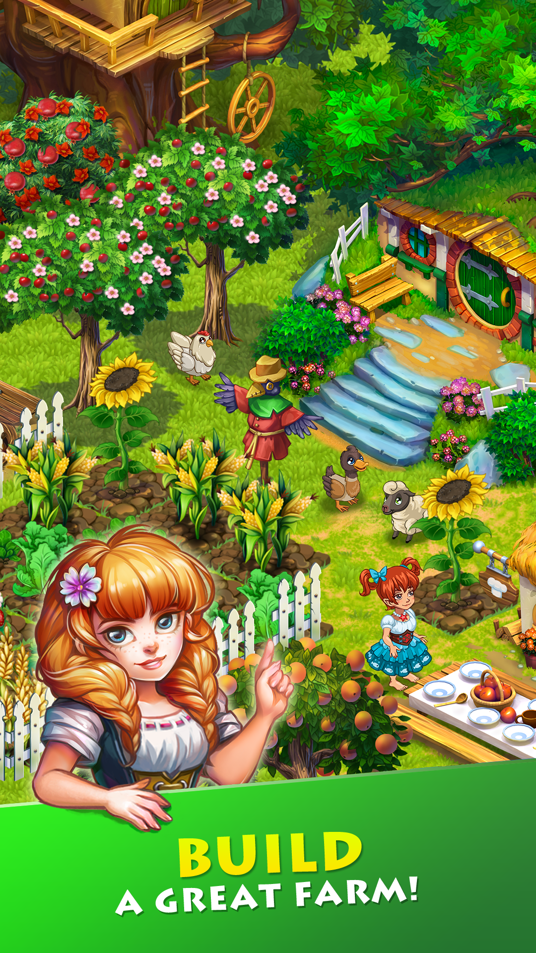 Farmdale: farm games Hay & Day ภาพหน้าจอเกม