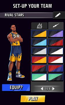 Rival Stars Basketball Game Screenshot