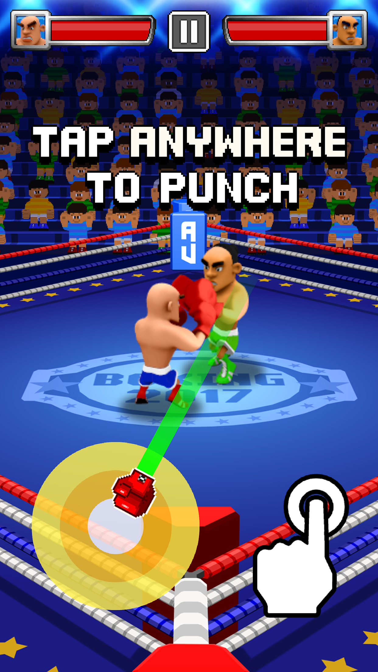 Screenshot 1 of One Tap Boxing ပါ။ 1.1