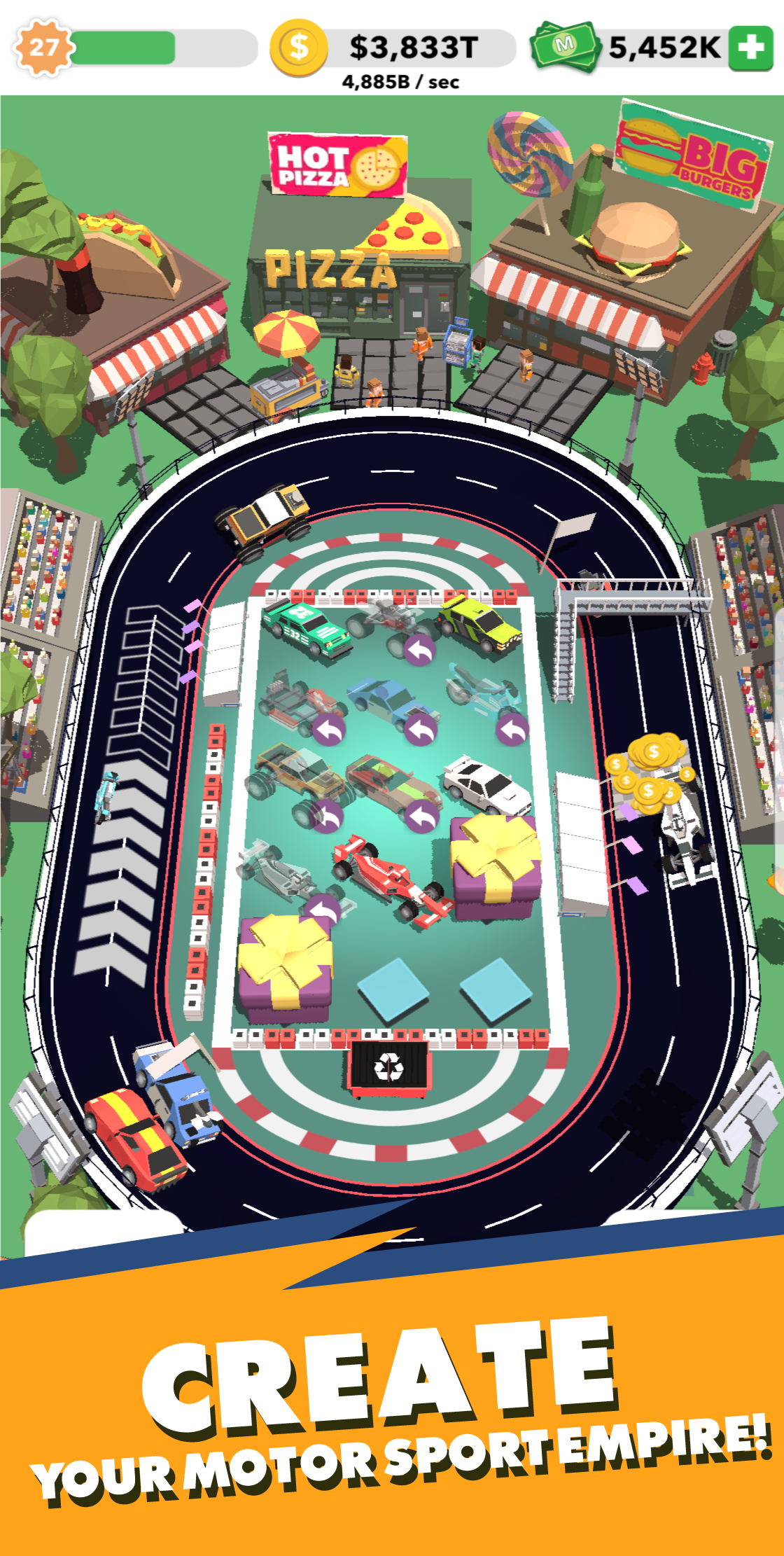 Merge Cars 3D screenshot game