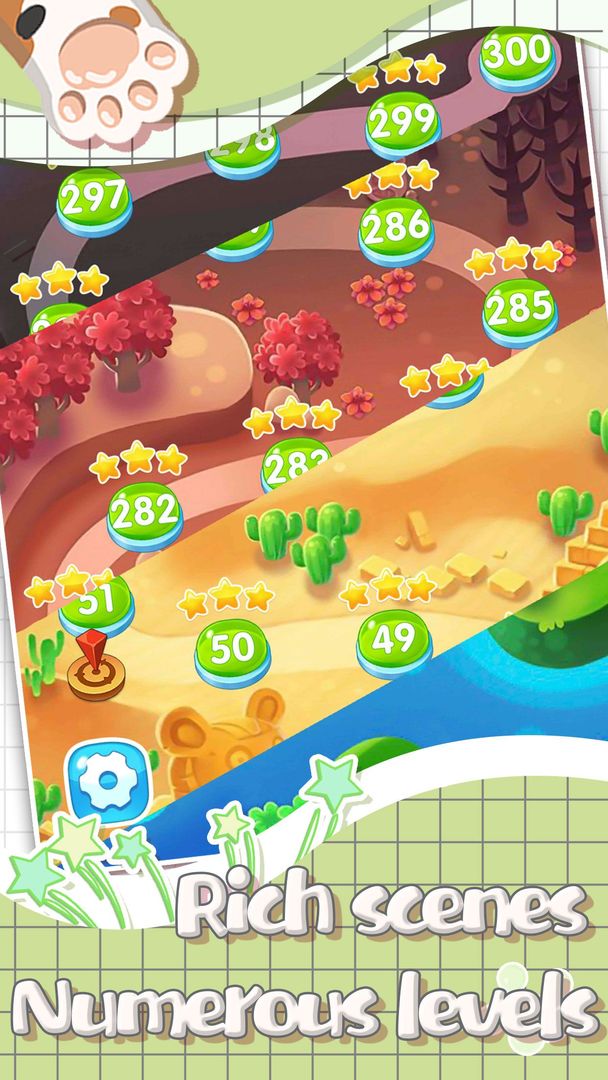 Bubble Bobble Cat - Shoot Bubble Game screenshot game