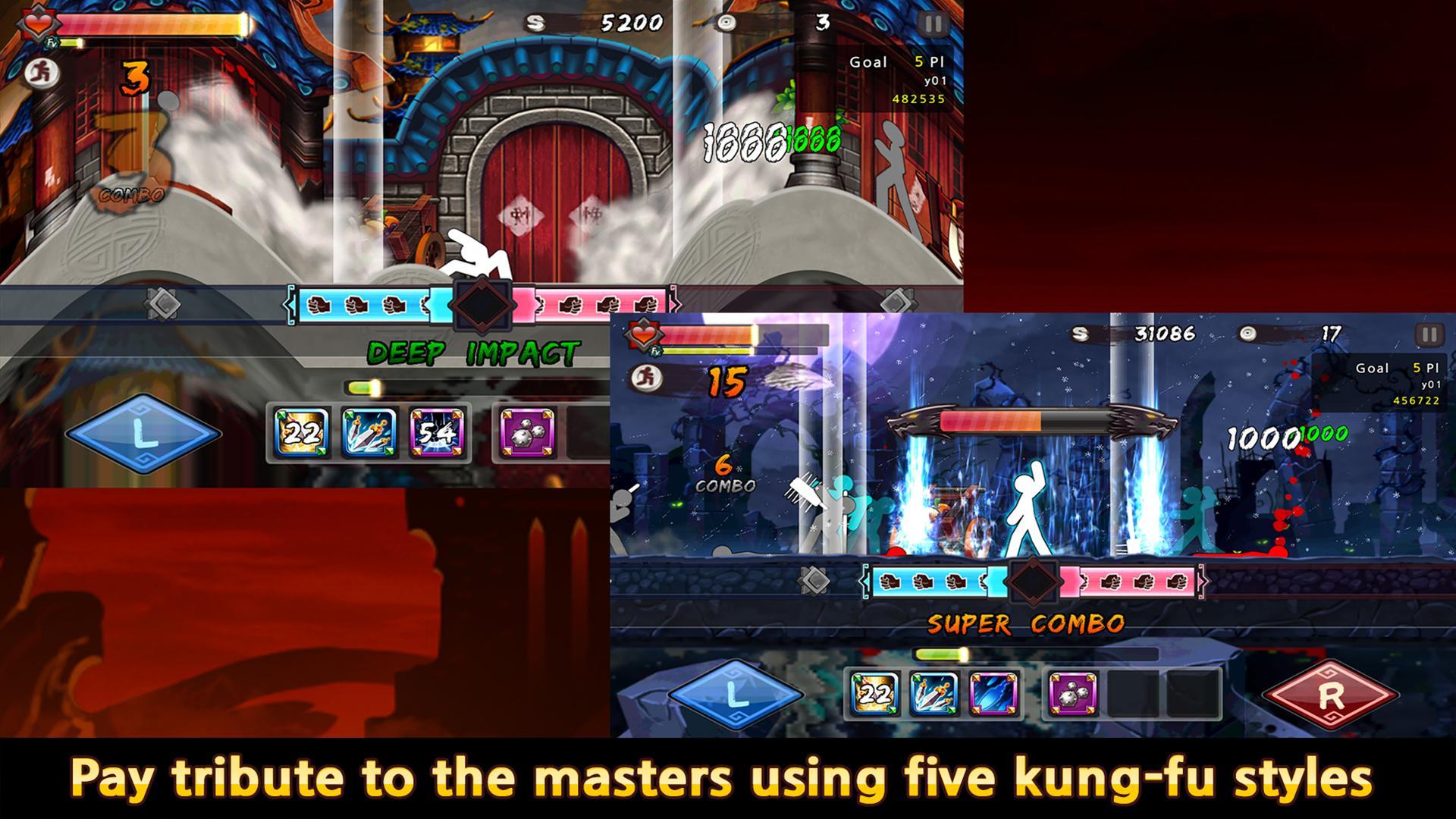 Cuplikan Layar Game One Finger Death Punch