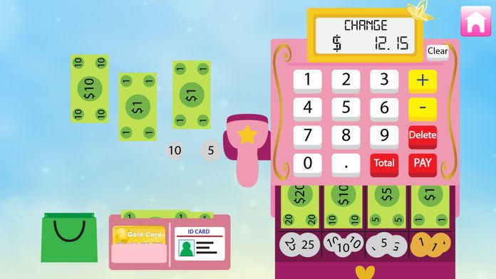 Princess Cash Register Full Game Screenshot
