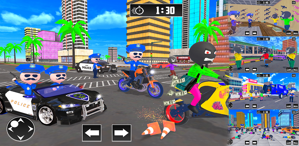 Jogos de Carros de Perseguição de Ladrão de Polícia versão móvel andróide  iOS apk baixar gratuitamente-TapTap