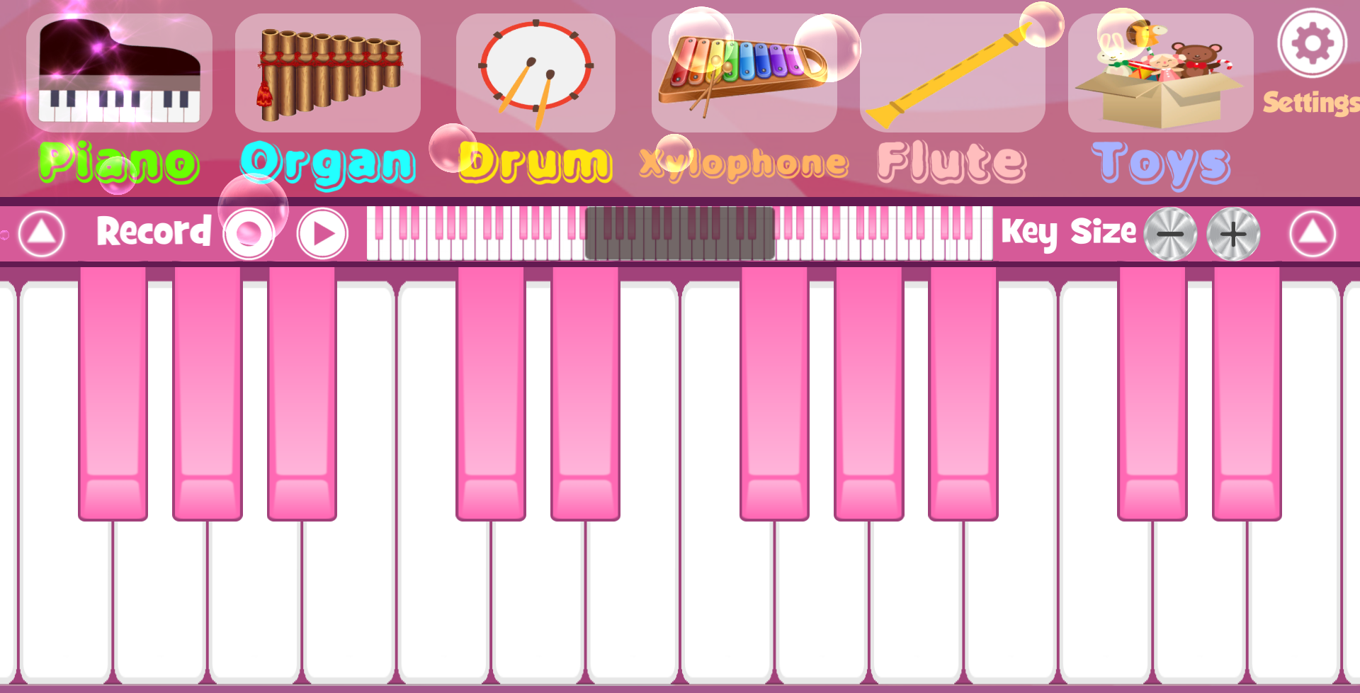 Screenshot 1 of Piano Merah Muda 1.20