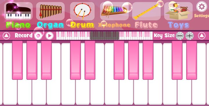 Screenshot 1 of Pink Piano 1.20