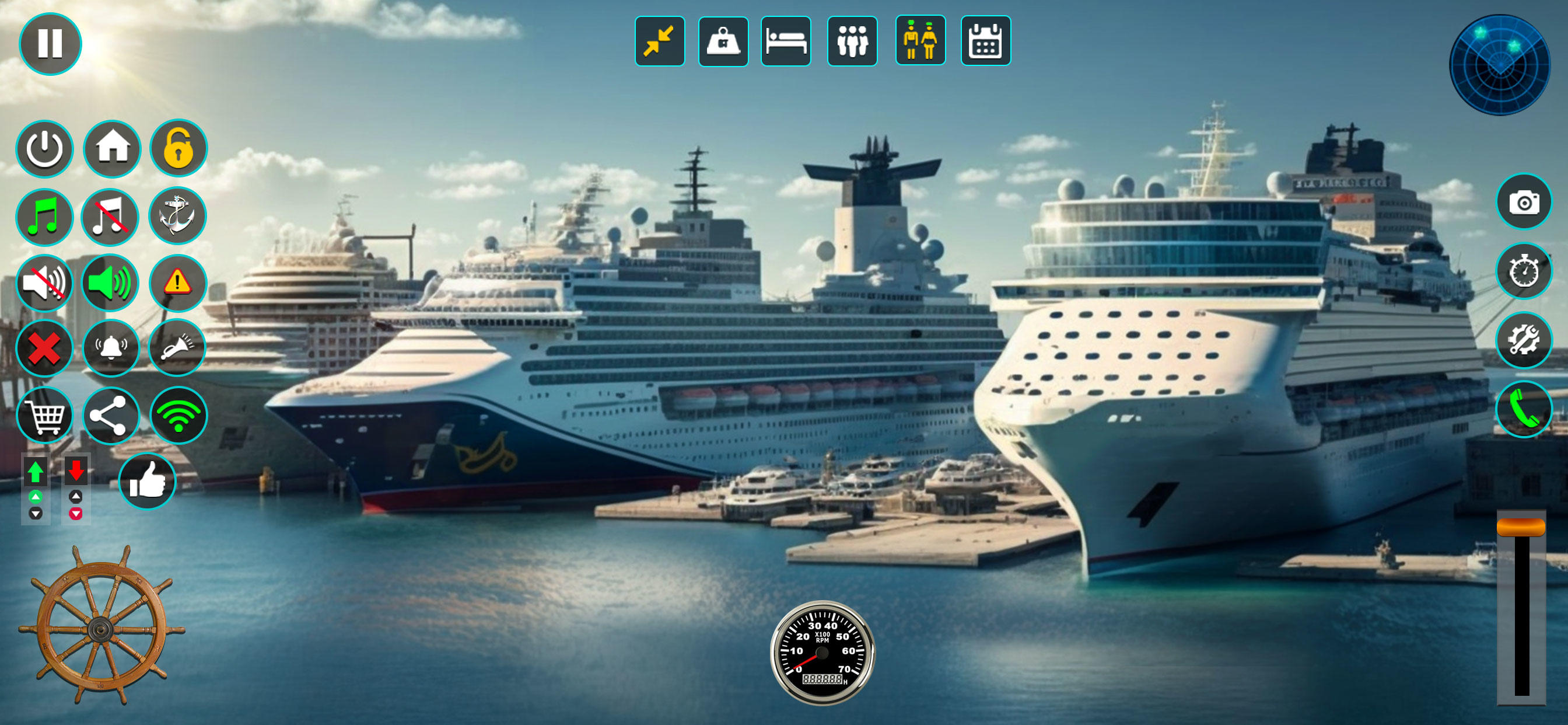 Cruise Ship Simulator Games ภาพหน้าจอเกม