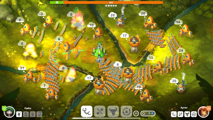 Mushroom Wars 2: オンライン戦争ゲームのキャプチャ