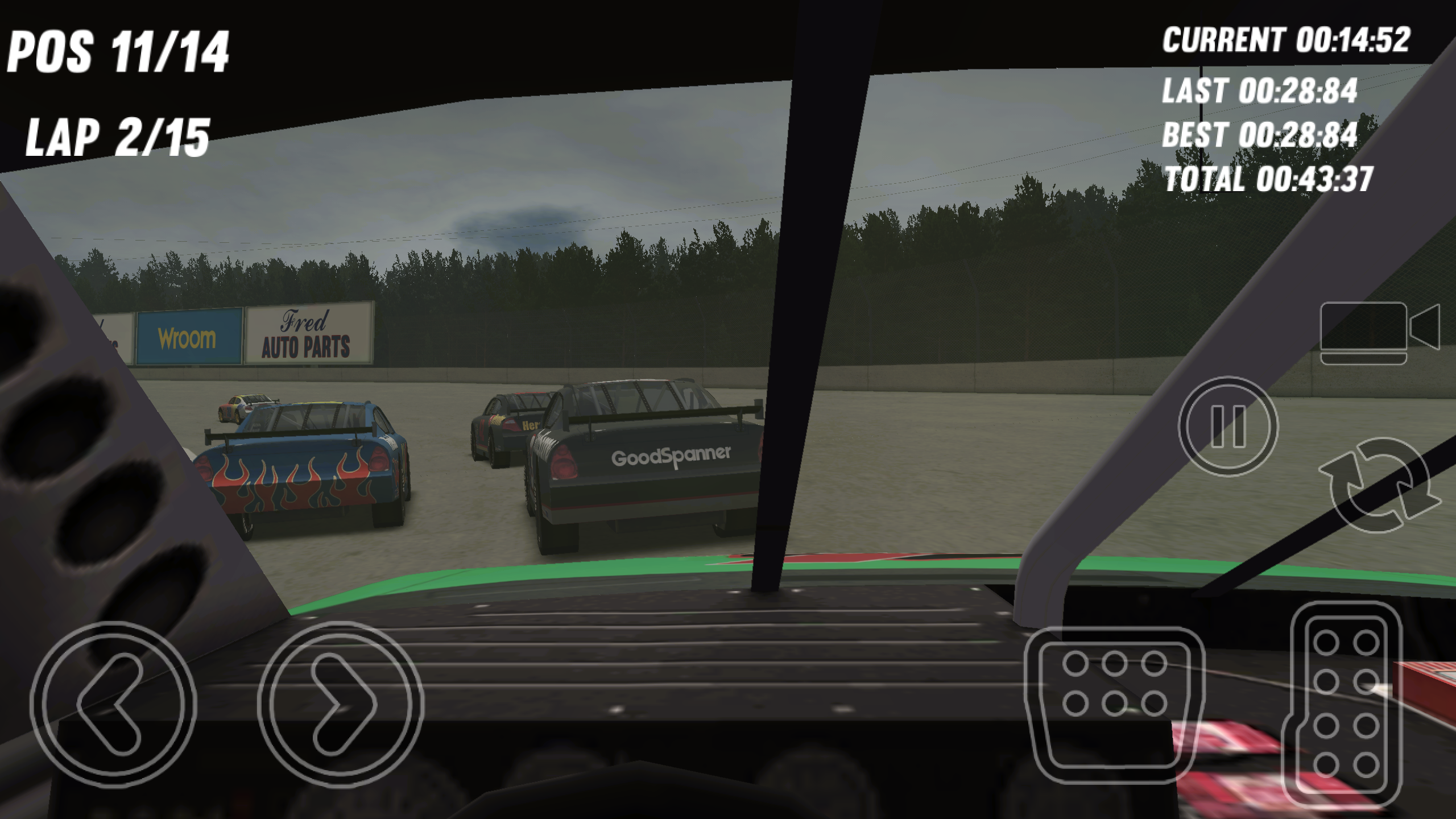 Thunder Stock Cars 2 Game Screenshot
