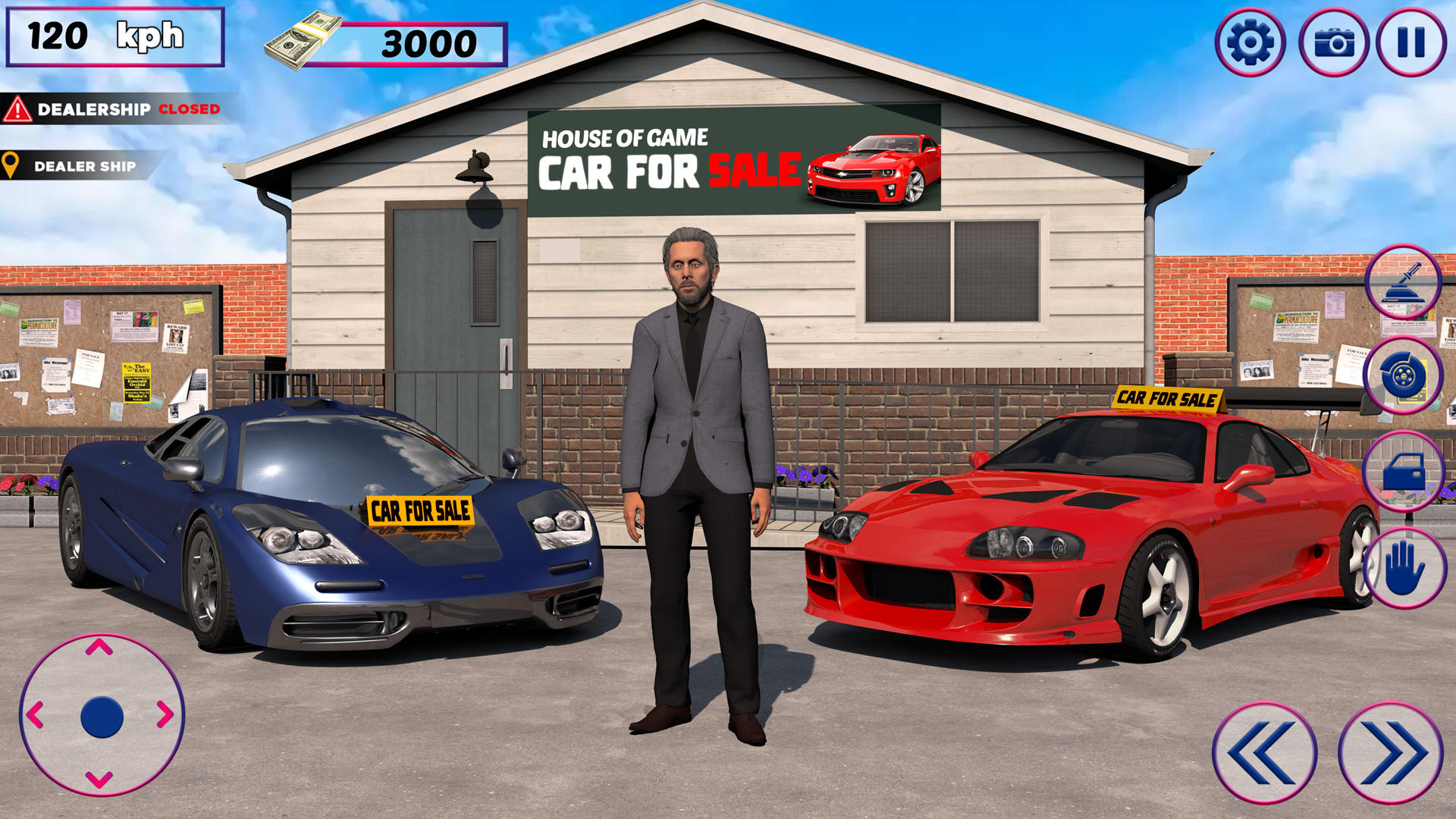 Screenshot of Car Saler Car Dealership Game