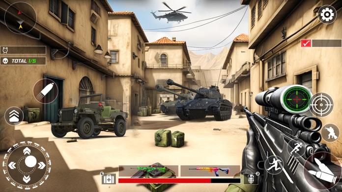 Modern Ops Battle Royale Games ภาพหน้าจอเกม