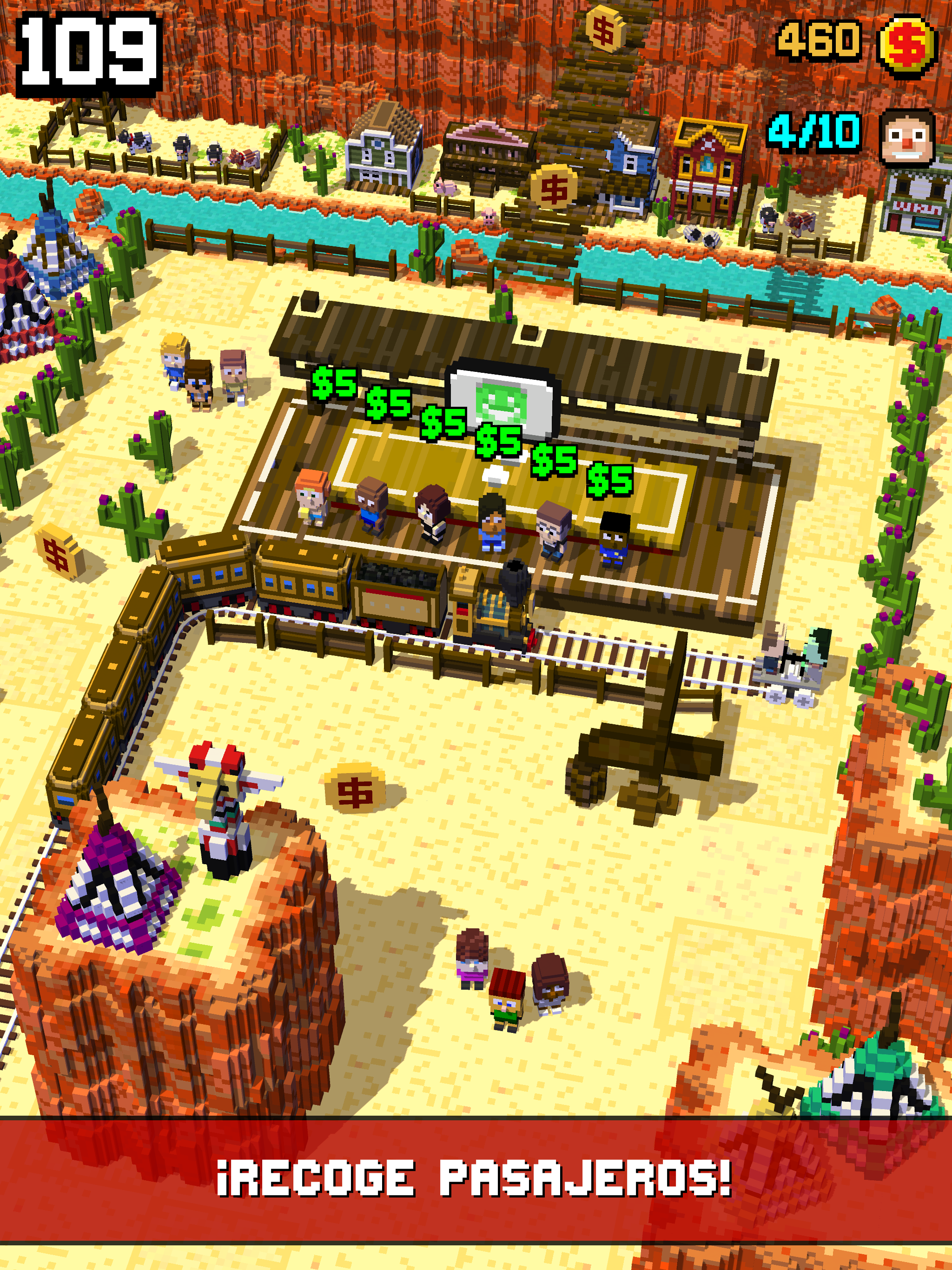 Captura de Pantalla del Juego Tracky Train