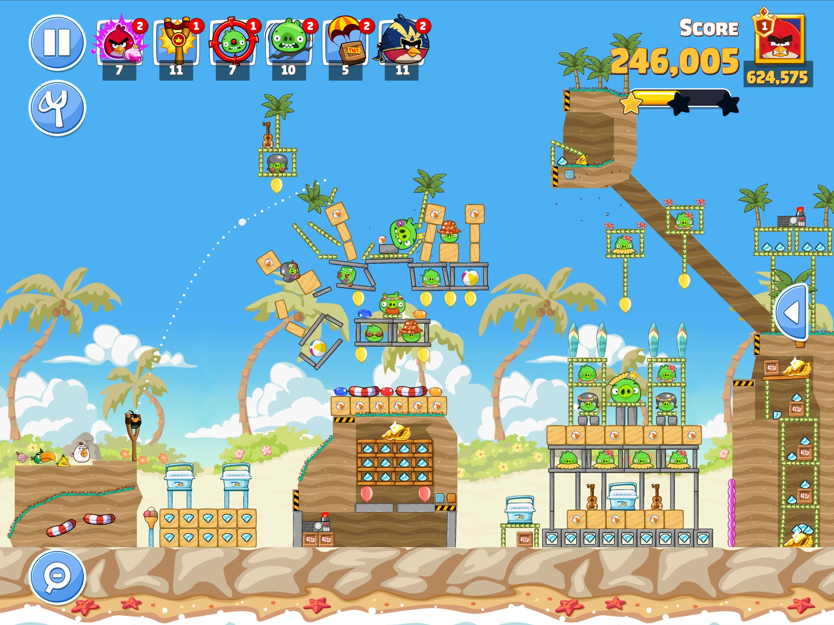Angry Birds Friends Game Screenshot